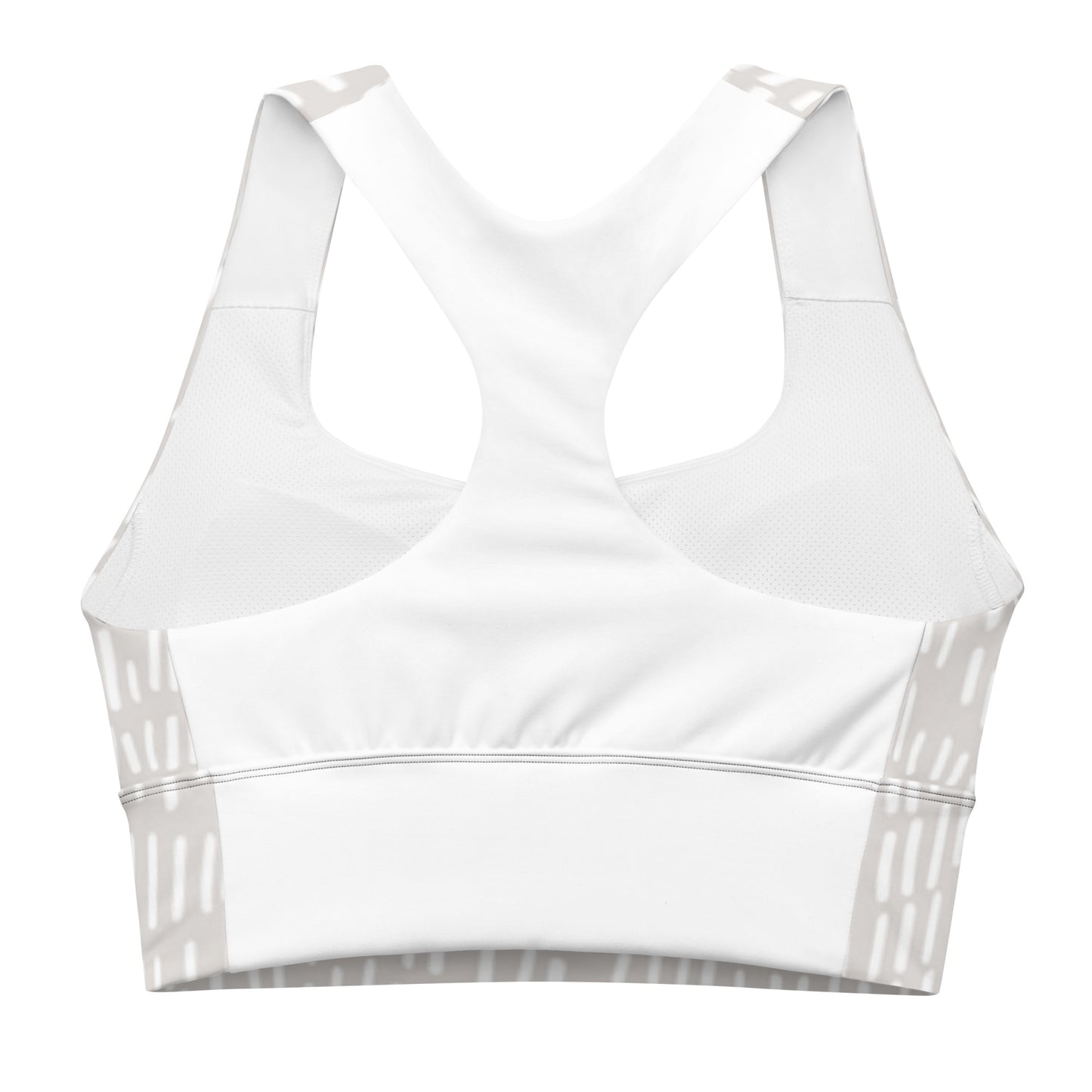 Grey Day Longline Sports Bra