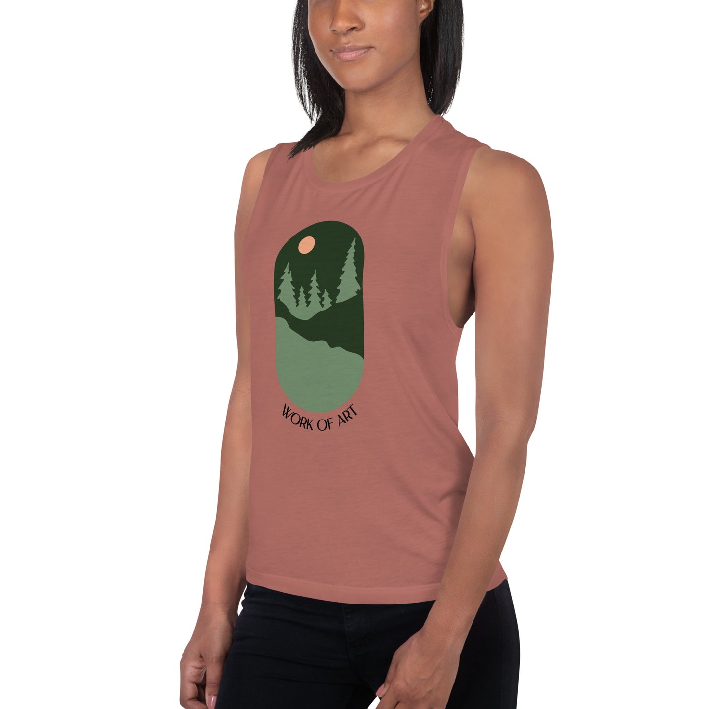 Work of Art Ladies’ Muscle Tank