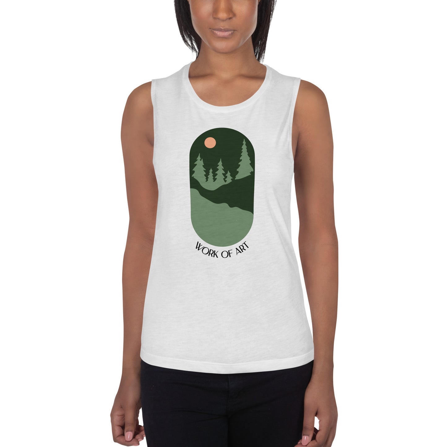 Work of Art Ladies’ Muscle Tank