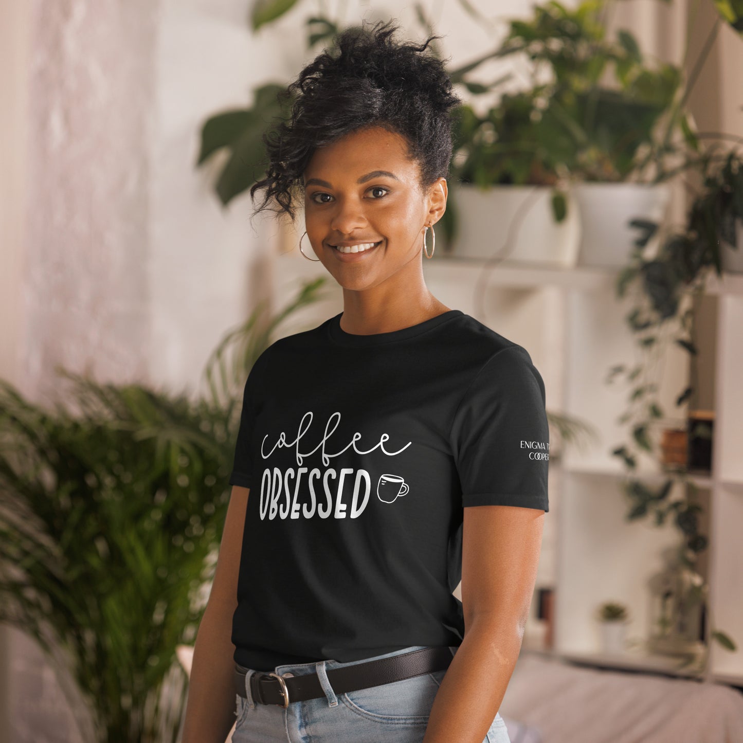 Coffee Obsessed Tee in Black